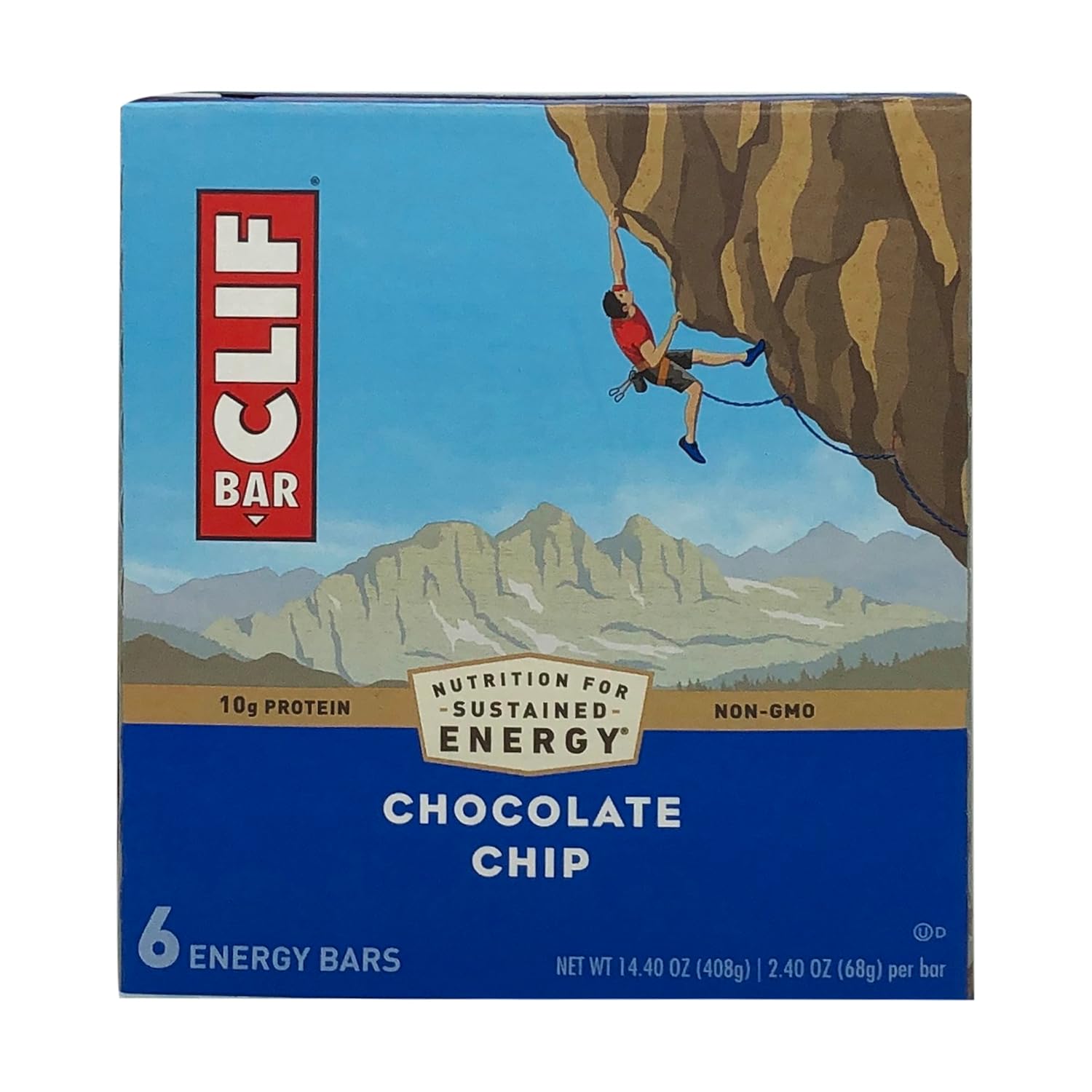 Clif, Bar Chocolate Chip, 2.4 Ounce, 6 Pack