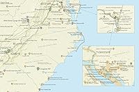 Vista 3 de Póster de unidades del sistema de parques nacionales de EE. UU., mapa de 24 x 36 pulgadas (beige y azul claro)