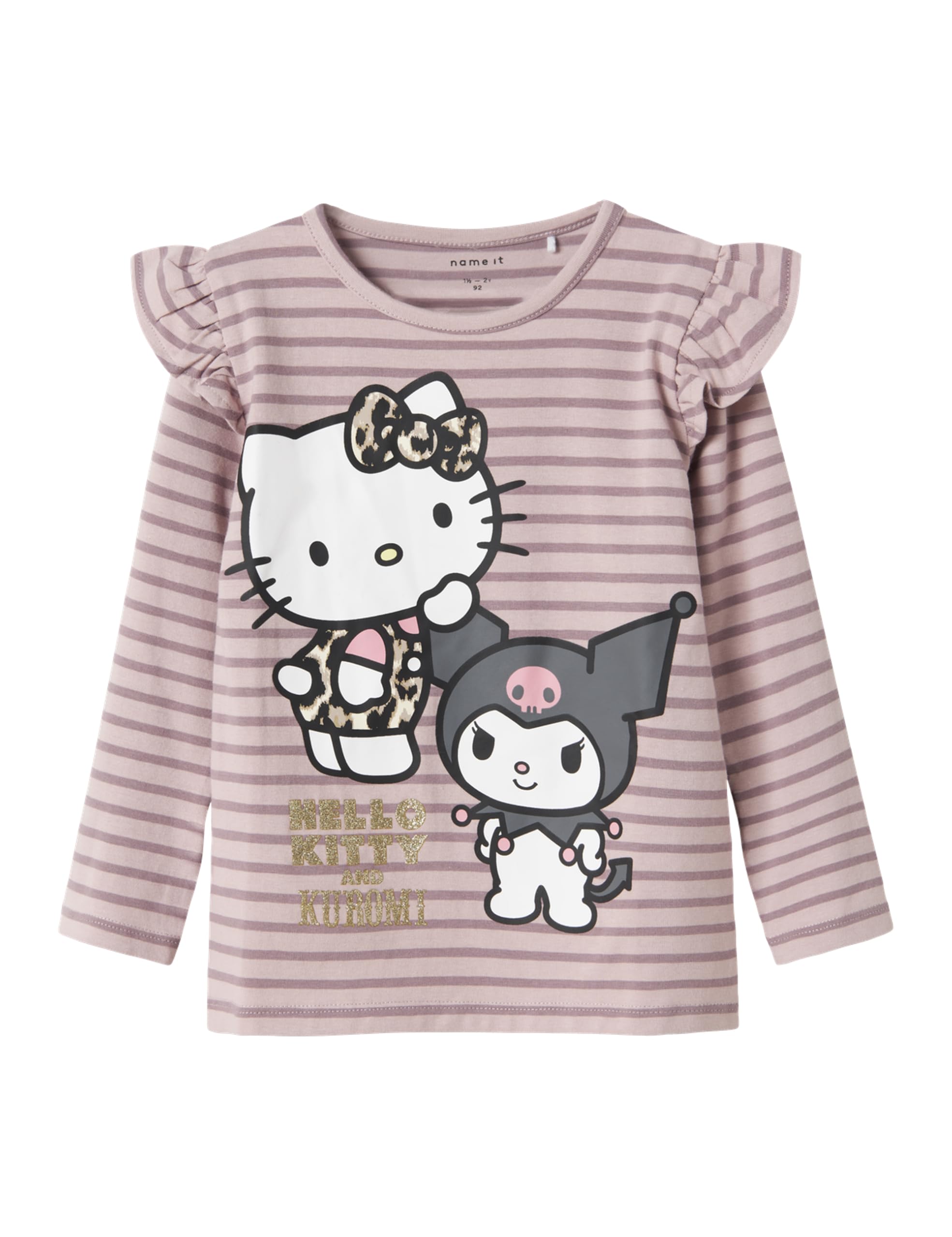 Camiseta De Manga Larga Hello Kitty Para Niñas - Diseño Azul Cielo, Marca Name It, Ideal Para Otoño