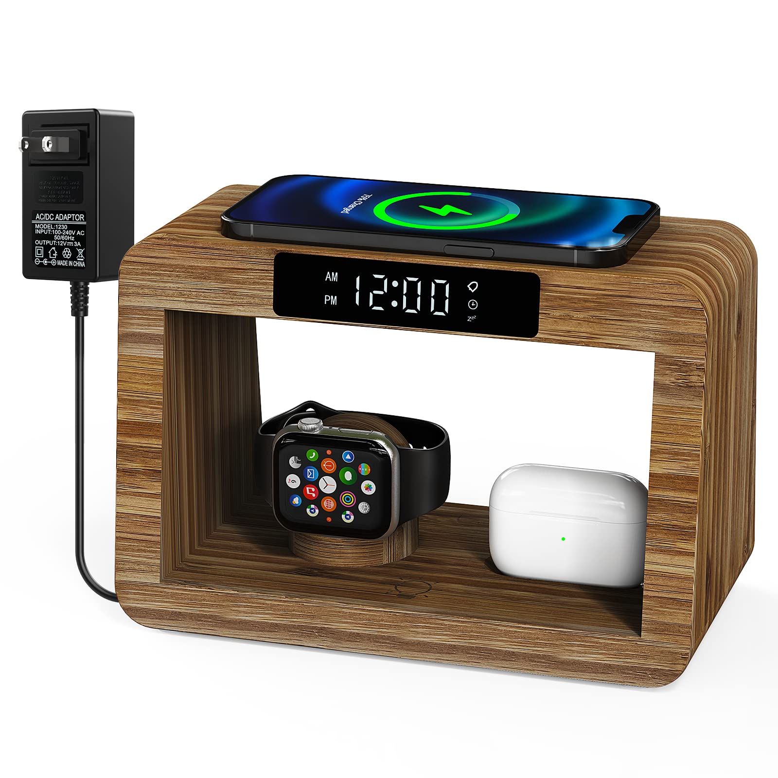 1点❣️同時接続充電 オールインワン充電ステーション USB充電 ワイヤレス充電 Amazon.co.jp: Anker 3-in-1 Cube with MagSafe: マグネット式 3