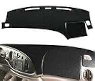 Dash Cover Mat Custom Fit for Ford E150 E250 E350 E450 Econoline Cargo Van Club Wagon,Dashboard Cover Pad Carpet (Black) J39