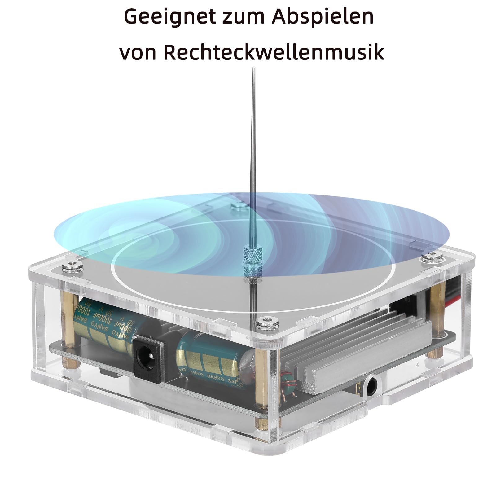 Weytoll Wersja BT Mini Tesla zestaw cewek bezprzewodowych, żarówka Tesla Coil, elektryczny model transmisji bezprzewodowej, długi łuk 10 cm, generator częstotliwości zapłonu, z żarówką x 2 + pęseta