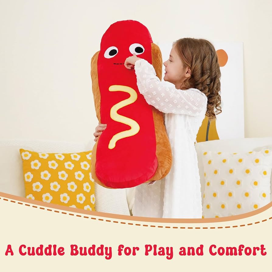 Amazon.co.jp: Zctghvy ホットドッグぬいぐるみ – リアルな35