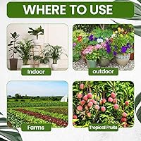 Vista 5 de Citrus Tree Fertilizer - Orange, Lemon, Lime, Mango, Avocado - Citrus Fertilizer for Tropical Fruit Trees to Grow More Fruit - Garden-Growing