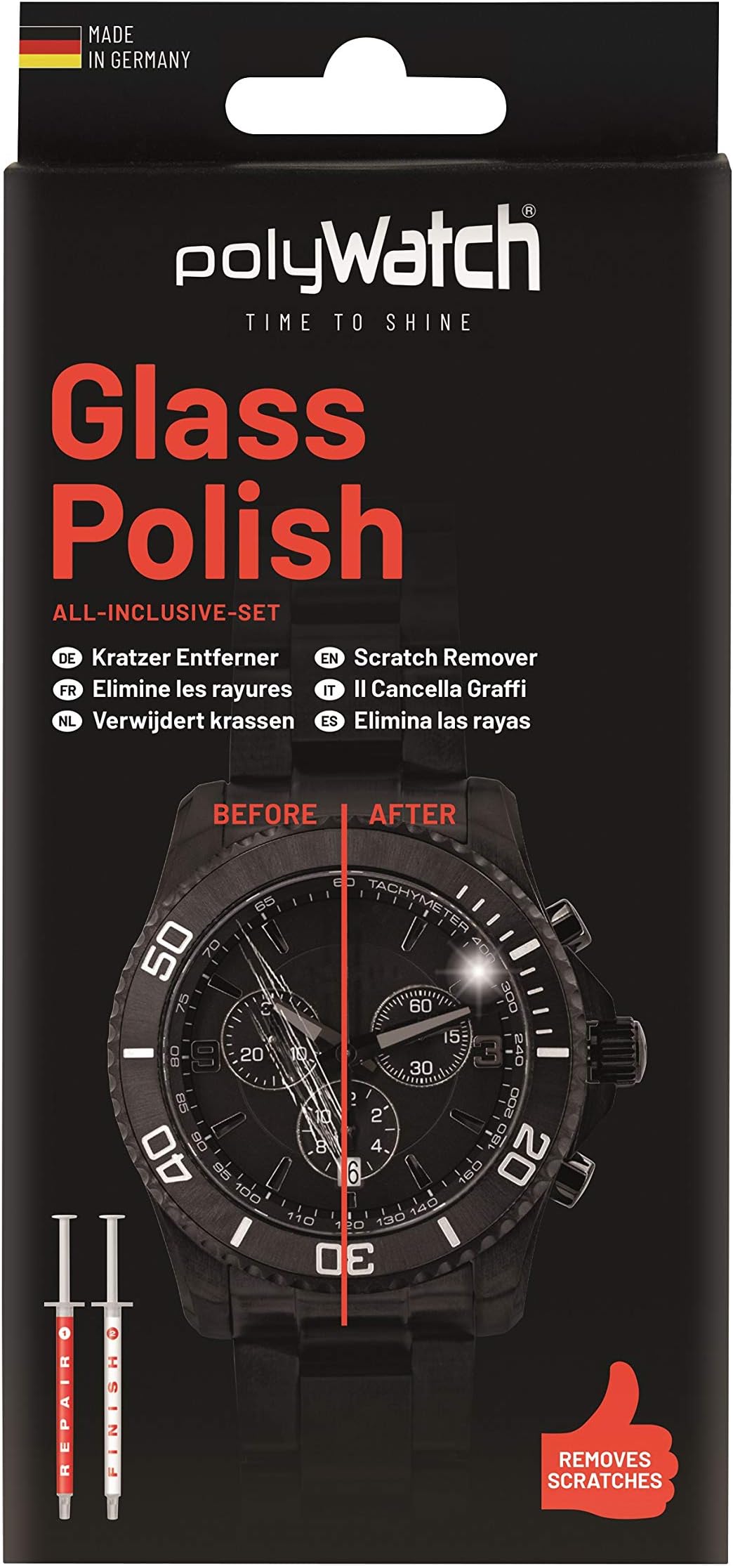 PolyWatch 8541771529 Glass Polish Glass Scratch Remover/Sapphire Scratch Remover/Repair Cell Phone Screens