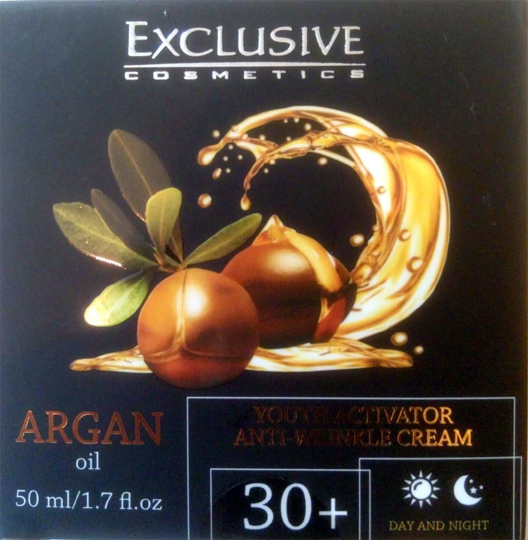 Exclusive Cosmetics Youth Activator Anti-wrinkle Cream Argan Oil 30+ Day and Night