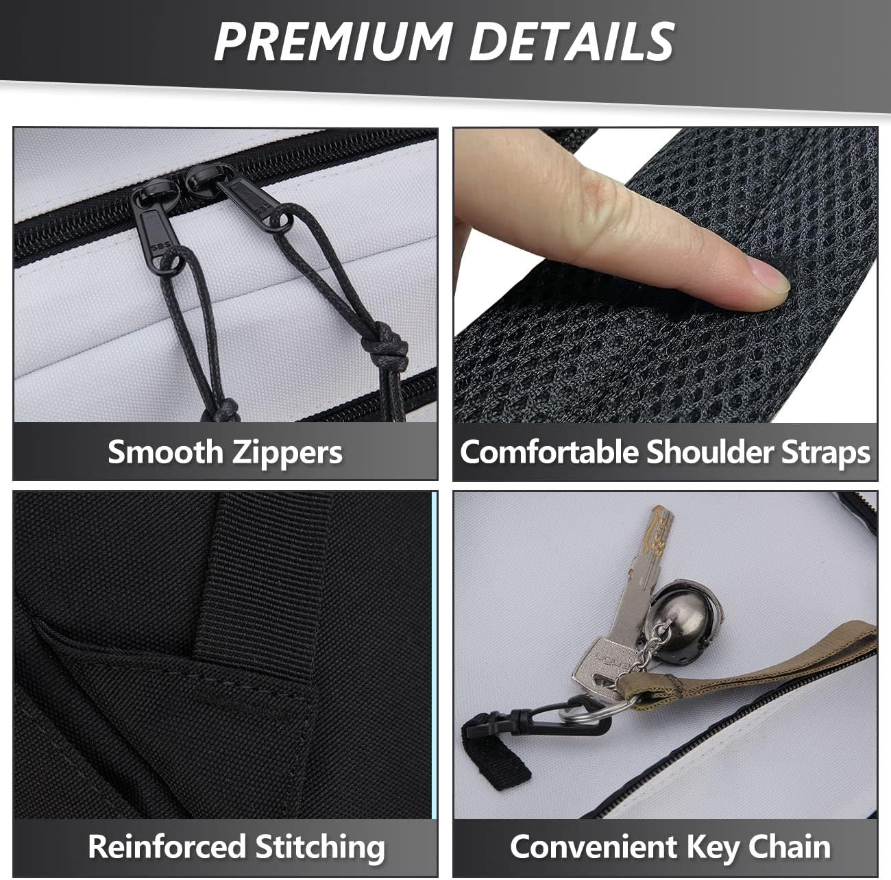 VX VONXURY Backpack for Men Women,Lightweight Girls Boys Bookbag with Mulitiple Pockets,Classical Water Resistant School Daypack - Image 6