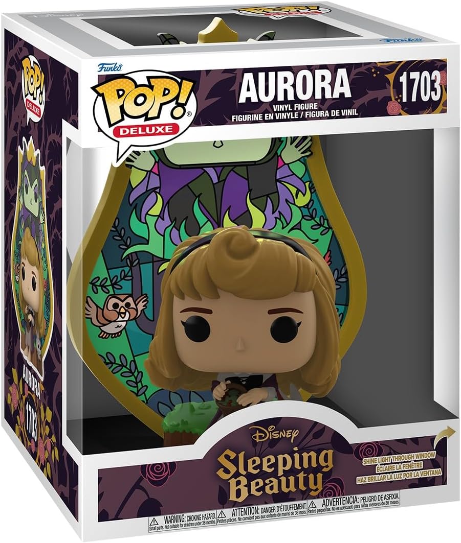 Funko Pop! Deluxe: Sleeping Beauty - Aurora - Stained Glass - Collectable Vinyl Figure - Gift Idea - Official Merchandise - Toys for Kids & Adults - Princesses Fans - Model Figure for Collectors