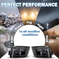 Vista 3 de Conjunto de luces antiniebla LED para 4 Runner 2003 2004 2005, un par de lámparas antiniebla delanteras con luces de circulación diurna y luces