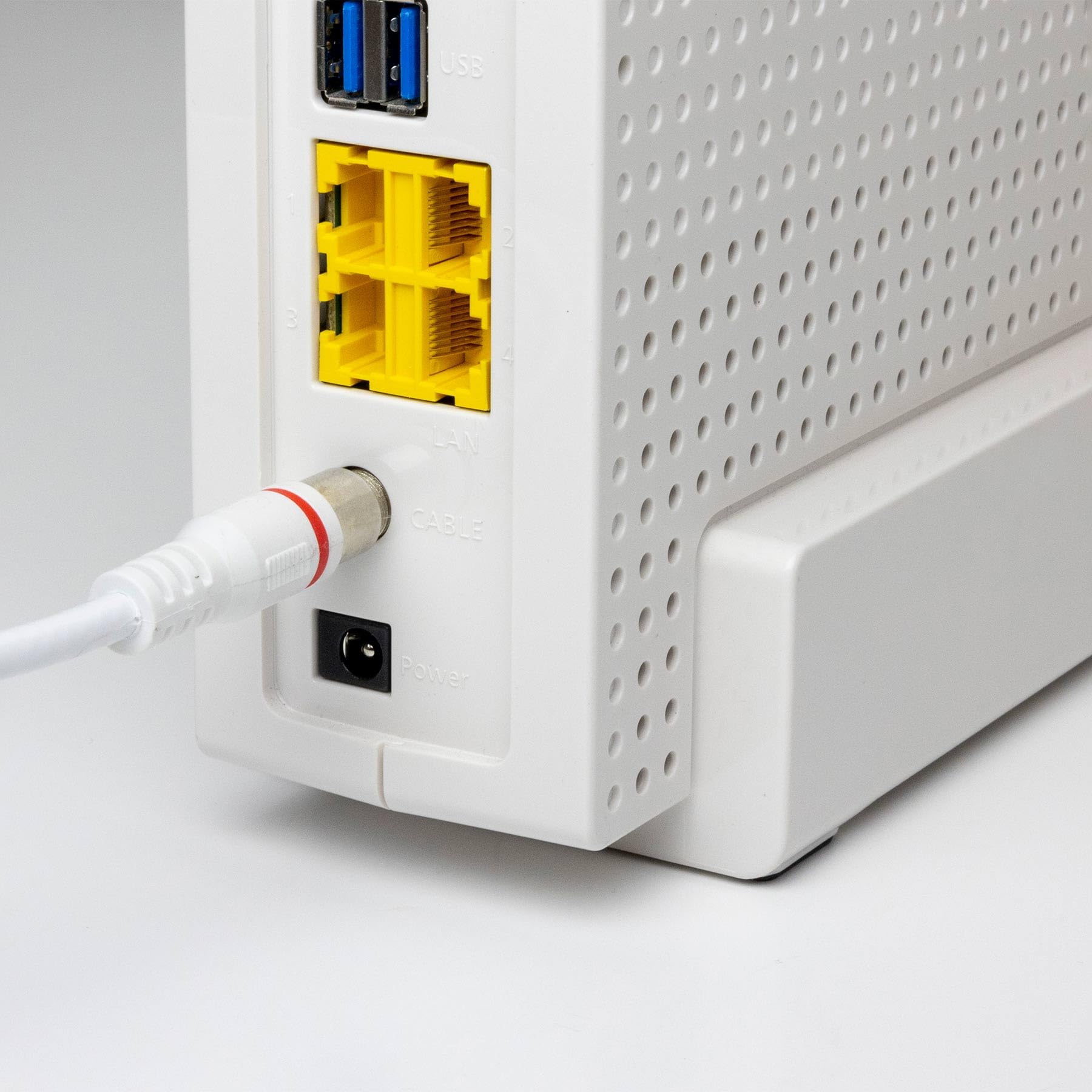 Axing EAK 151-80 kabel przyłączeniowy do urządzeń końcowych 1,5 m F-Quickfix wtyczka F 4-krotnie ekranowany kabel modemowy do modemu kablowego DATA CATV telewizji kablowej