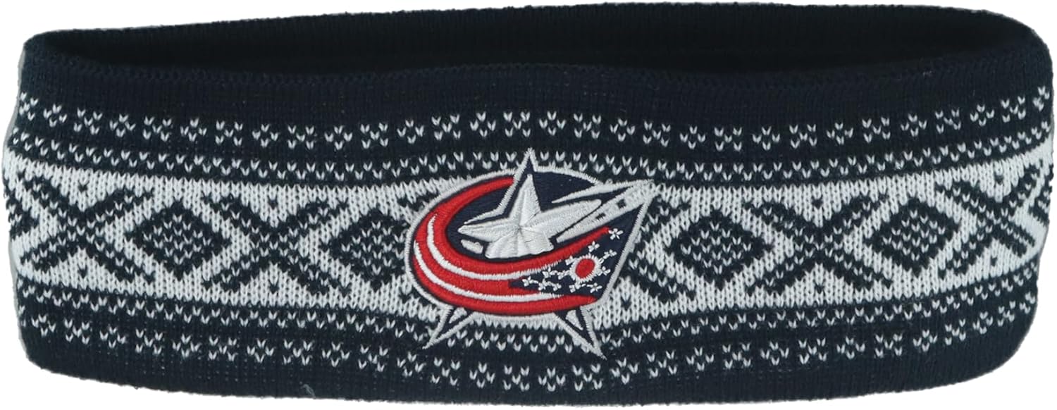 Columbus Blue Jackets NHL Officially Licensed Knit Headband Nordic