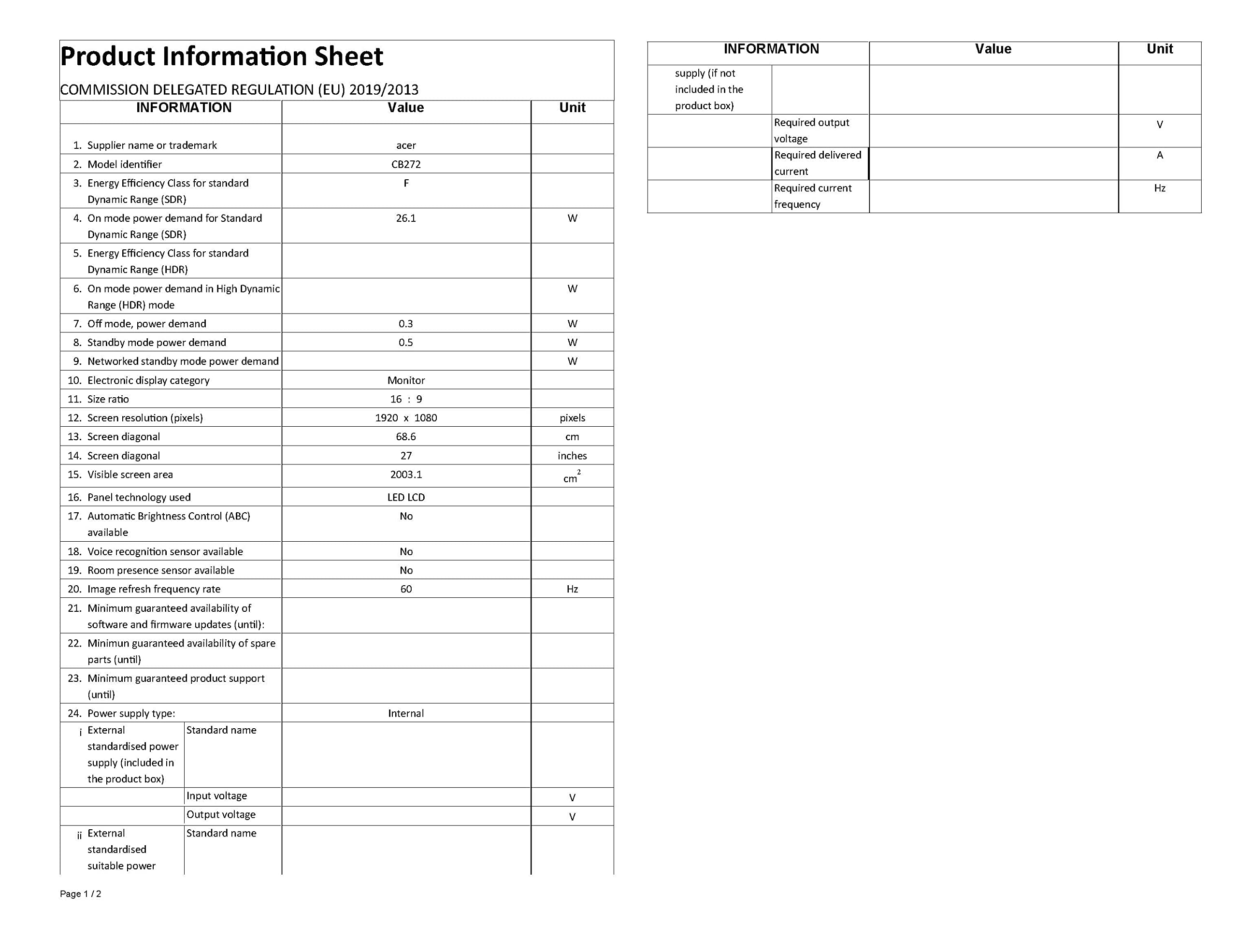 Acer CB342CKC Écran PC 34" QHD UltraWide, 75Hz (3440x1440, 219, AMD