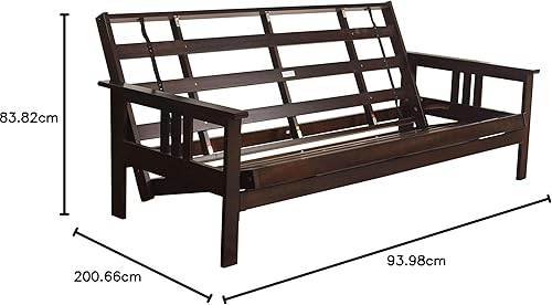 Miniatura 5 de Kodiak Furniture Monterey - Marco completo de madera maciza con almacenamiento en color marrón