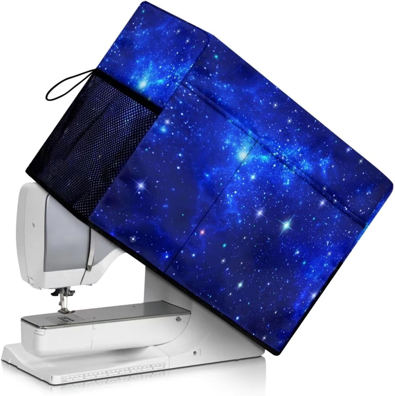 Eheartsgir Blue Galaxy Rectangle Sewing Machine Dust Cover