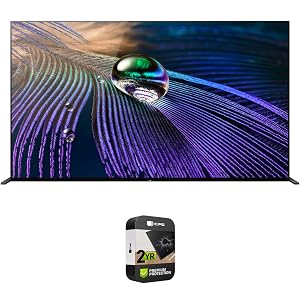 Sony XR65A90J 65-inch OLED 4K HDR Ultra Smart TV Bundle with Premium 2 YR CPS Enhanced Protection Pack