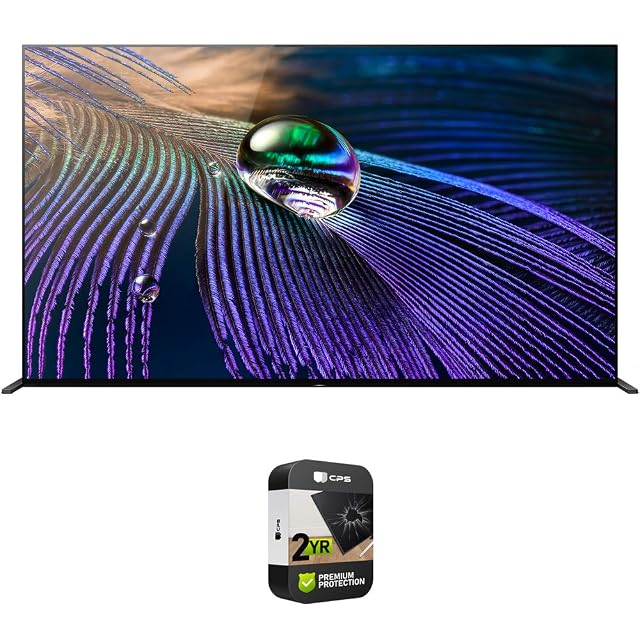 Sony XR65A90J 65-inch OLED 4K HDR Ultra Smart TV Bundle with Premium 2 YR CPS Enhanced Protection Pack