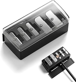 Makeup Sharpener Multiple Sizes, 5 Hole Black...