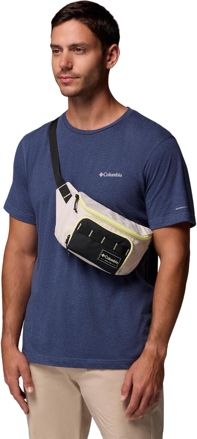 Columbia Unisex Zigzag II Hip Pack, Dark Stone/Black, One Size - Image 3