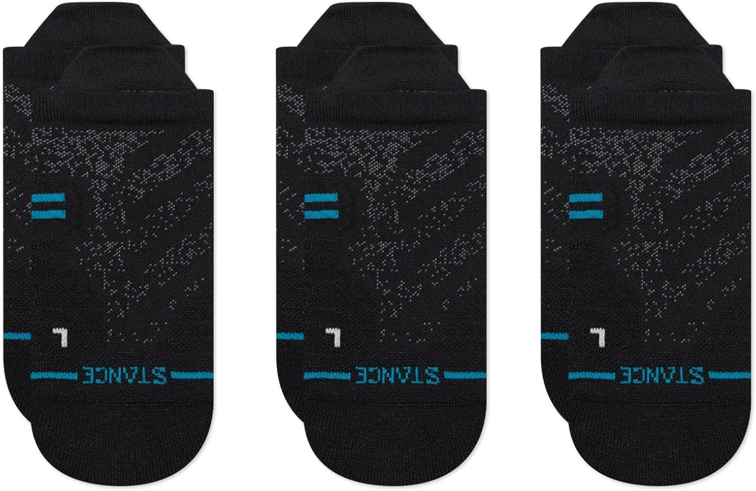 Stance Icon Athletic Performance Tab Socks 3-Pack, Nylon Blend Socks, Arch Support