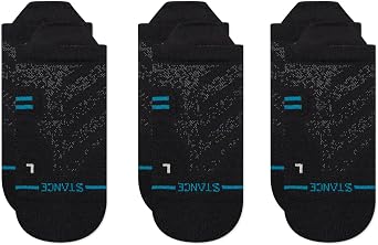 جوارب Stance Icon Athletic Performance Tab، عبوة من 3 قطع، جوارب من مزيج النايلون، دعامة للقوس