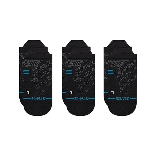 Stance Icon Athletic Performance Tab Socks 3-Pack, Nylon Blend Socks,