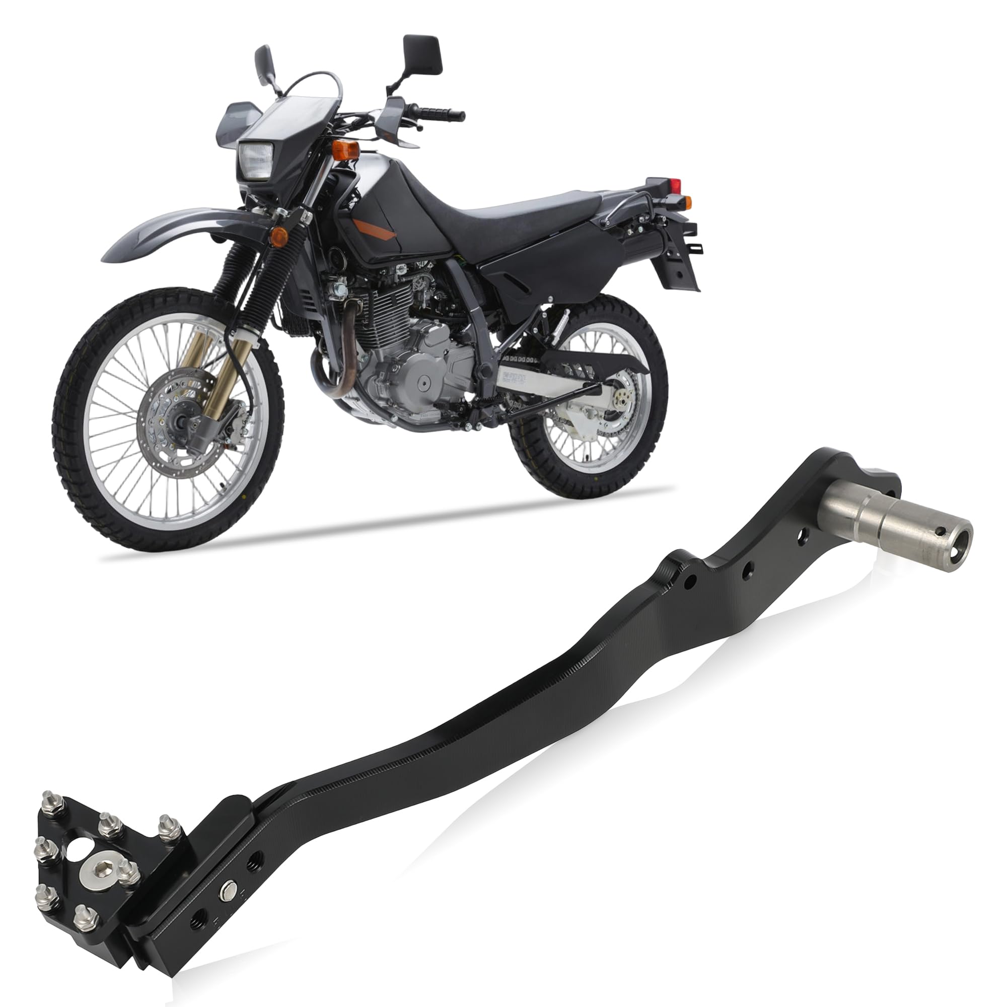 Pédale de frein arrière pliable DR650 moto trail Suzuki DR 650SE