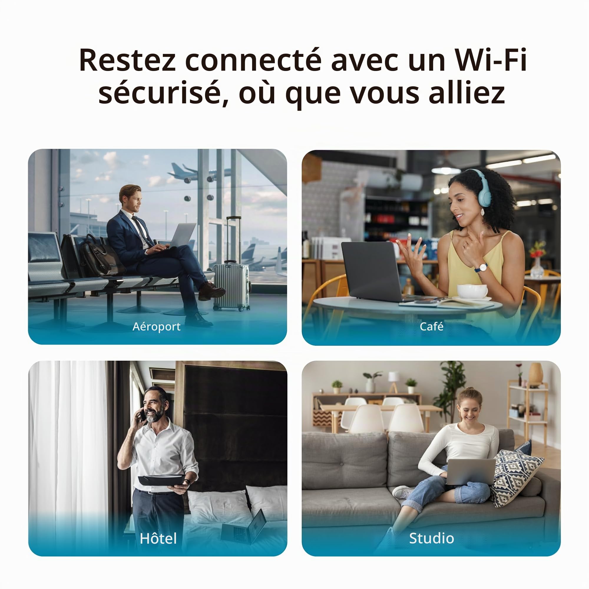 D-Link DBR-330 Routeur de Voyage Wi-FI 6 AX3000 – Hotspot Gigabit Double Bande Portable, Accès Sécurisé VPN, Alimentation USB-C, Partage de Fichiers microSD/USB, Prise en Charge WISP & Hotspot 4G/5G