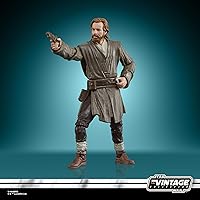 Vista 9 de STAR WARS The Vintage Collection Obi-Wan Kenobi (Showdown) & Darth Vader (Showdown), Obi-Wan Kenobi 3.75” Action Figures 2-Pack