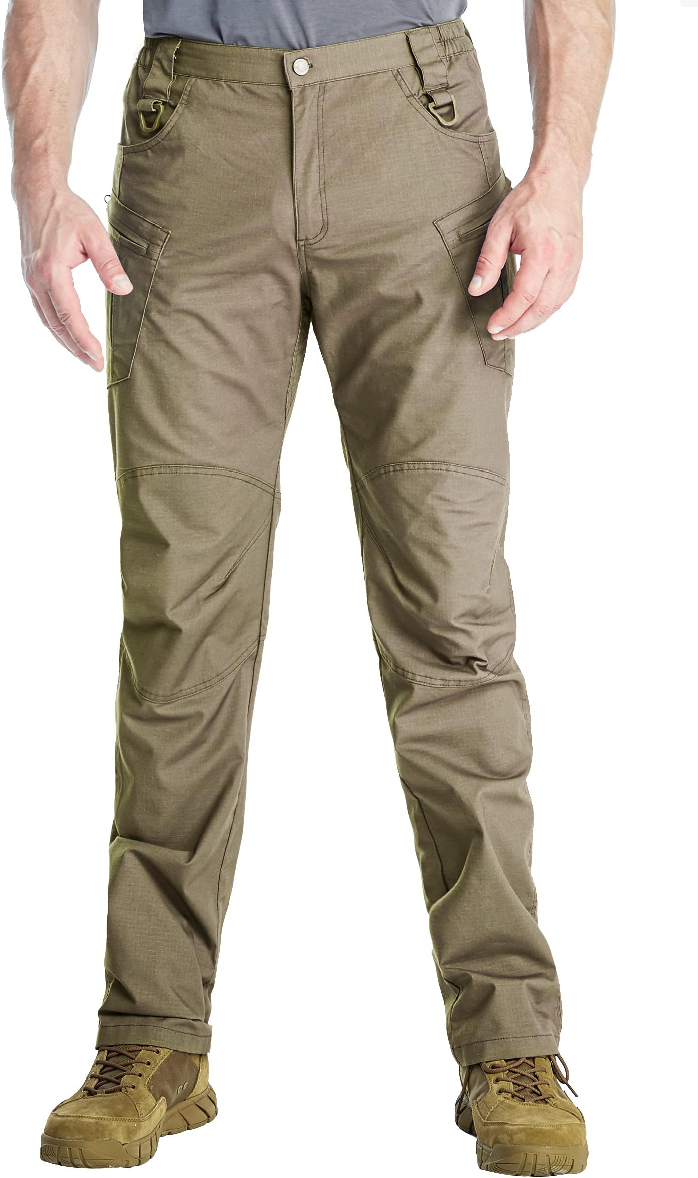 ANTARCTICAMens Tactical Pants Military Cargo Pants Casual Army Trousers Combat Fishing Travel Hiking without belt