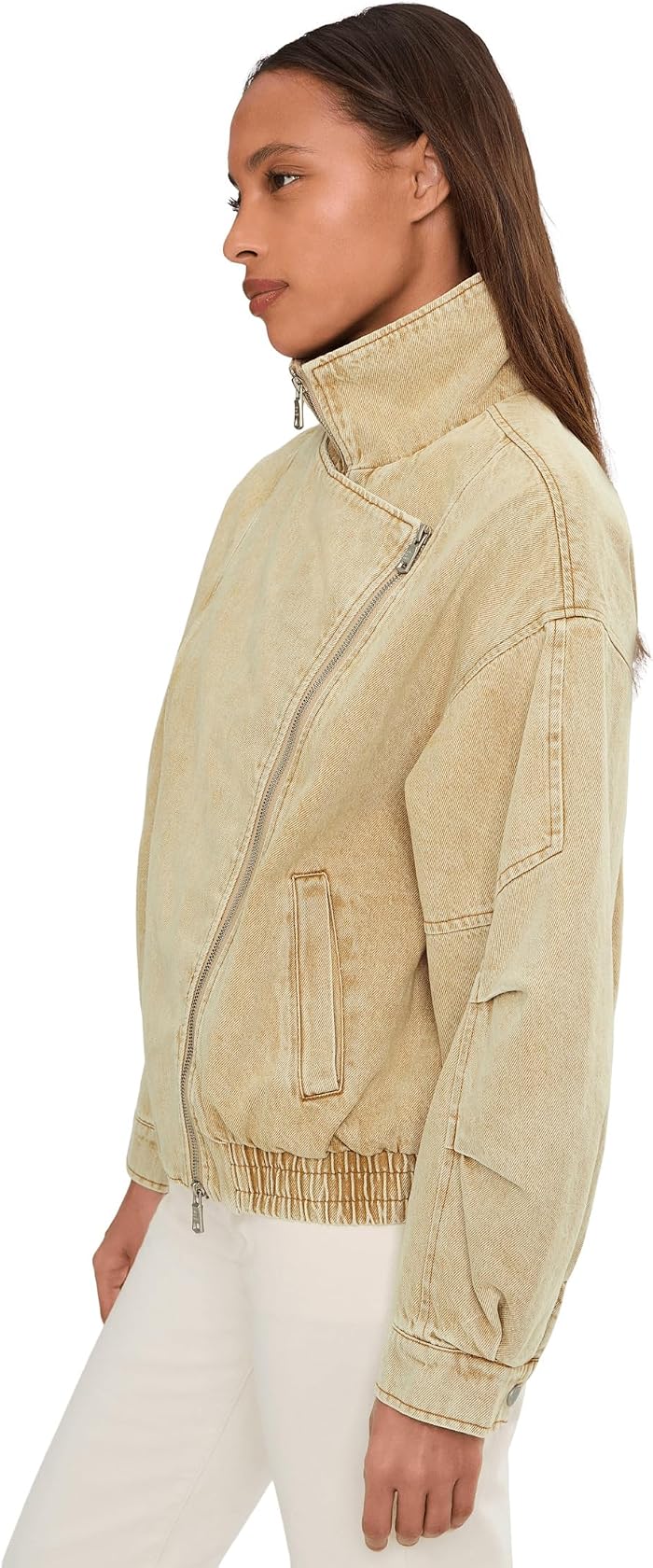 Женские Avec Les Filles Oversized Layered Bomber — фото 2