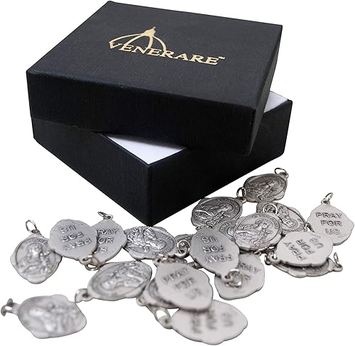 Miniatura 2 de Medalla a Granel Lote de 20 Colgante de Santo de Metal (San Filomena), Metal