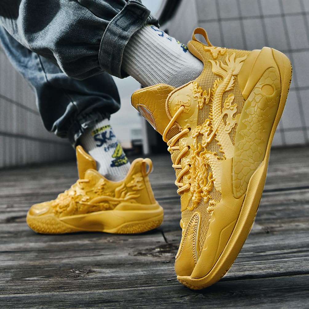 Zapatillas de Baloncesto para Hombre Aire Antideslizantes Hombre Zapatillas de Deporte Moda Calzado de Baloncesto Zapatos de Baloncesto Masculino Gimnasio