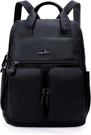 black leather backpack womens with side pockets Angel Kiss Purse for Women Soft Washed Multi Pocket Casual Travel Backpacks… 5.11 Tactical LVC12 Backpack it has two side 1) Storage Box Color:Gray Series_23 Stradic