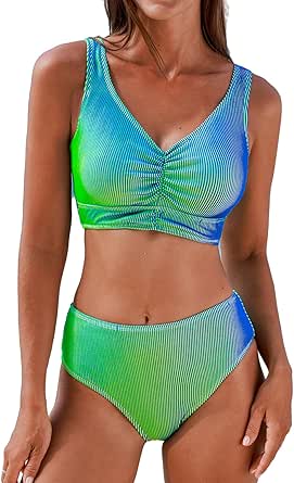 Eczipvz Womens Bathing Suit Tops Only Sporty Adjustable Wide Straps Women Bikini Top Large Bust Criss Cross Back Supportive Swimsuit Tops Only Red Xl
