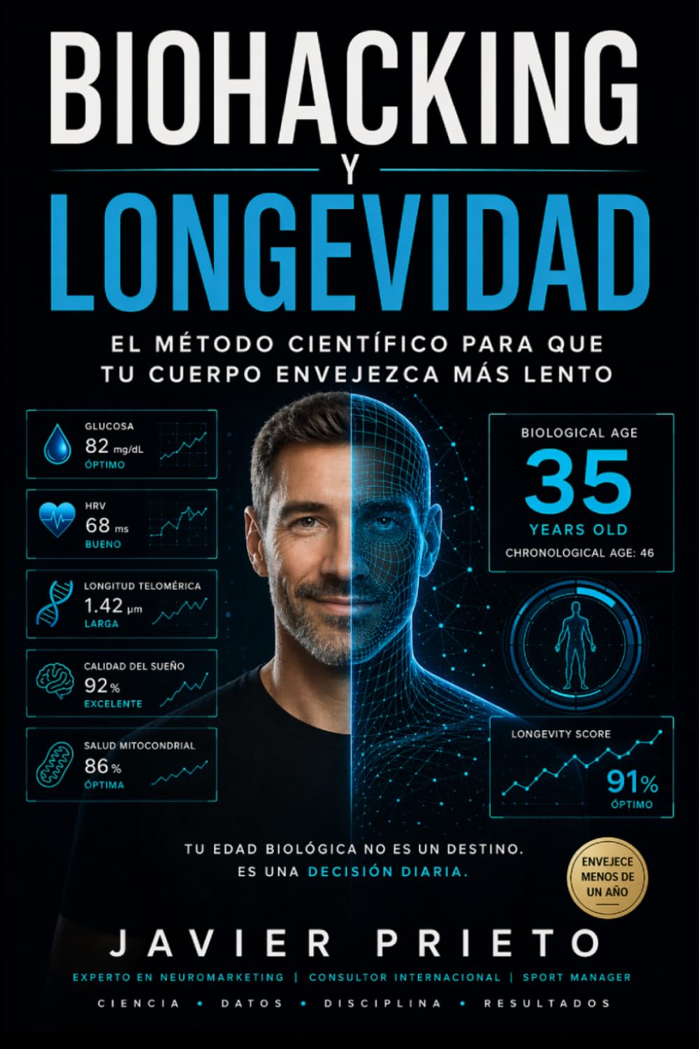 Biohacking y Longevidad: El Método Científico Para Que Tu Cuerpo Envejezca Más Lento