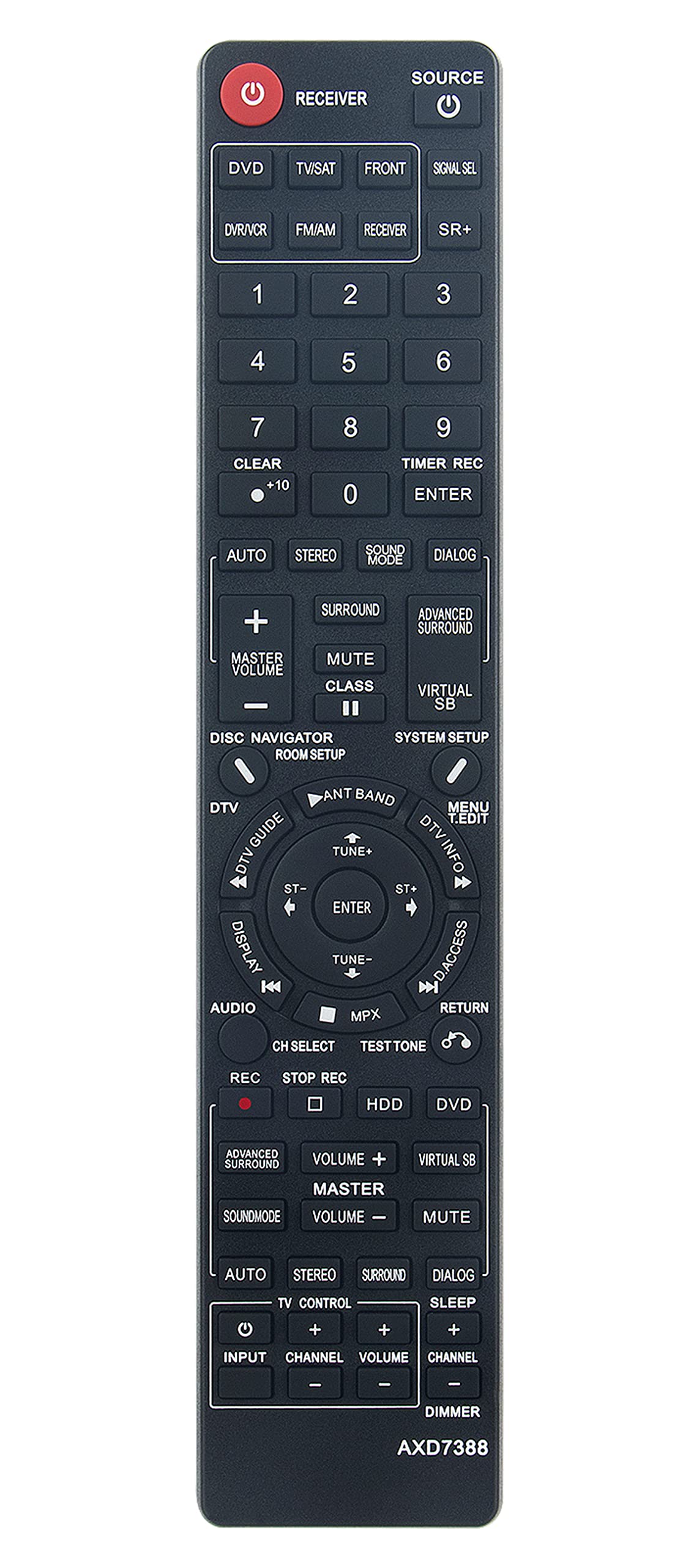 Mando AXD7388 soluciona botones rotos en receptor de video Pioneer VSX-C302-S 5