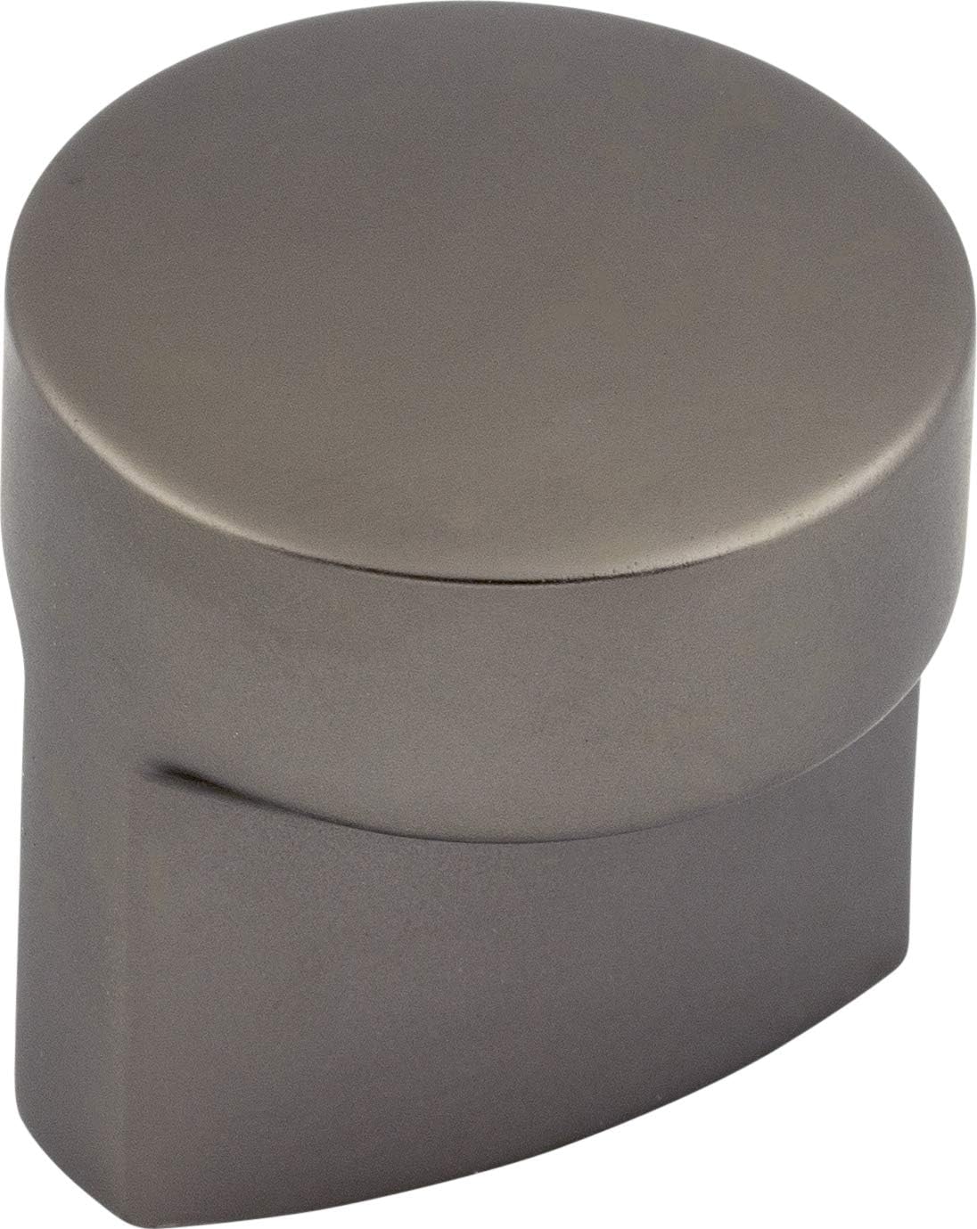 Top Knobs TK3040AG 1-1/4 in. (32mm) Ellis Collection Hartridge Knob, Ash Gray