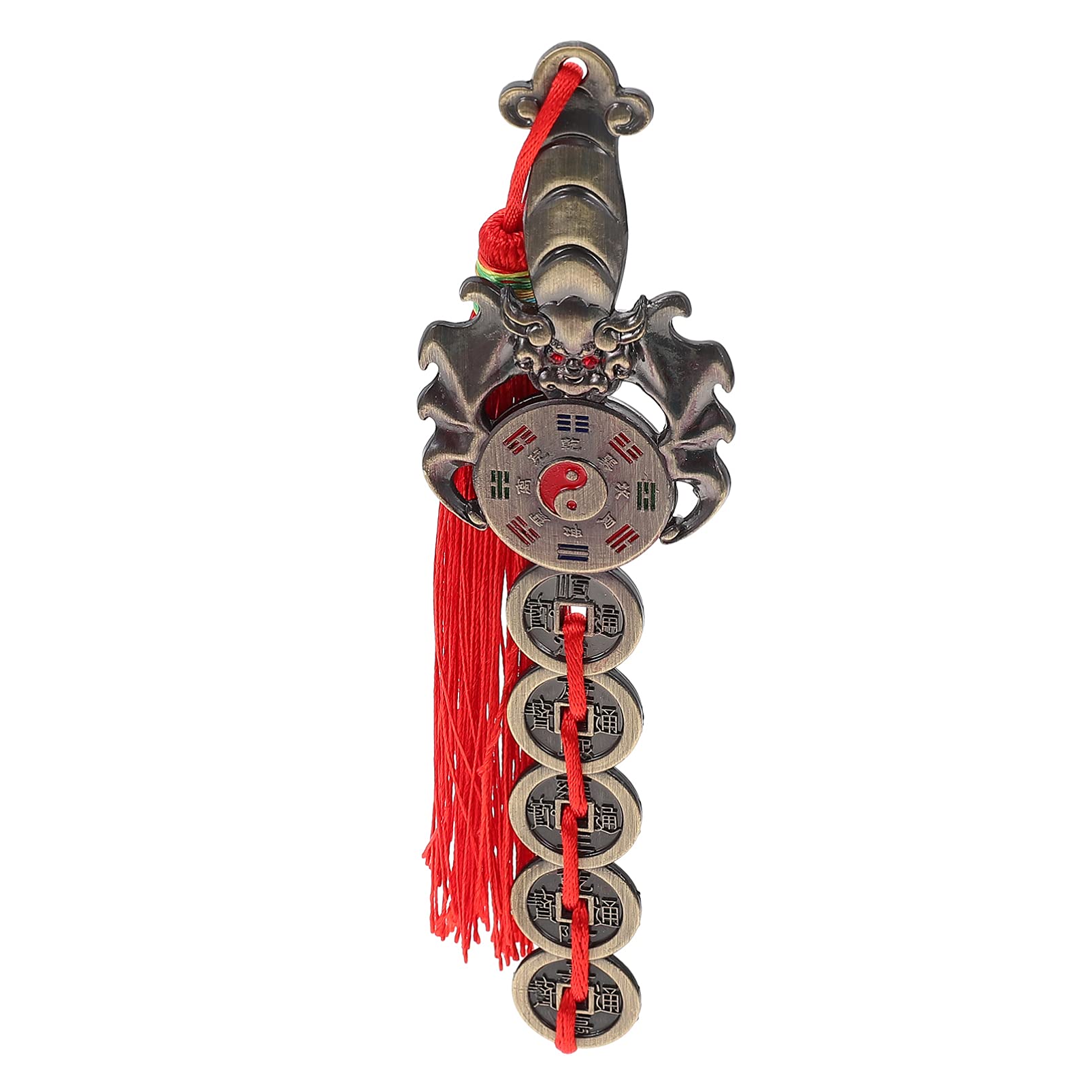 FOMIYES 1pc Retro Feng Shui Exorcism Home Blessing Pendant Decor for Evil Spirits Zinc Alloy Craftsmanship Detailed Carving Attractive Atmosphere