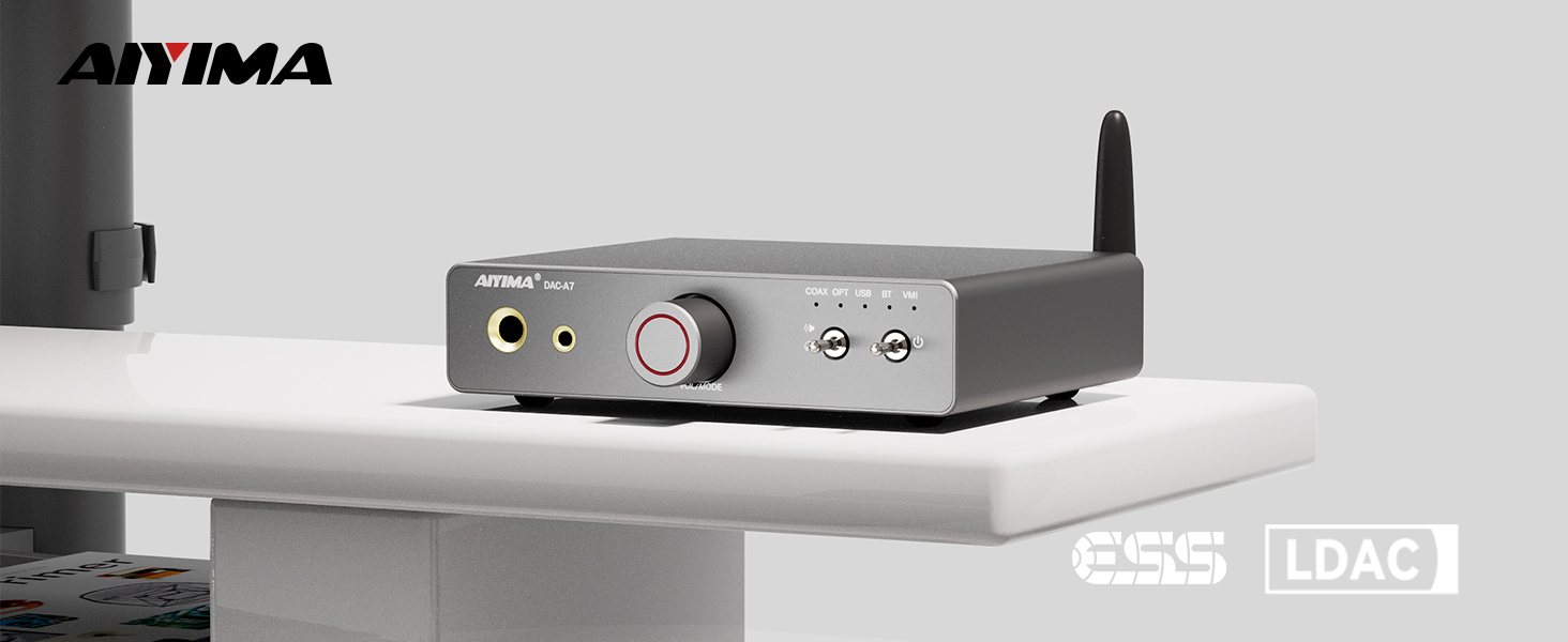 Amazon.com: AIYIMA DAC A7 Mini Desktop Bluetooth DAC, USB C