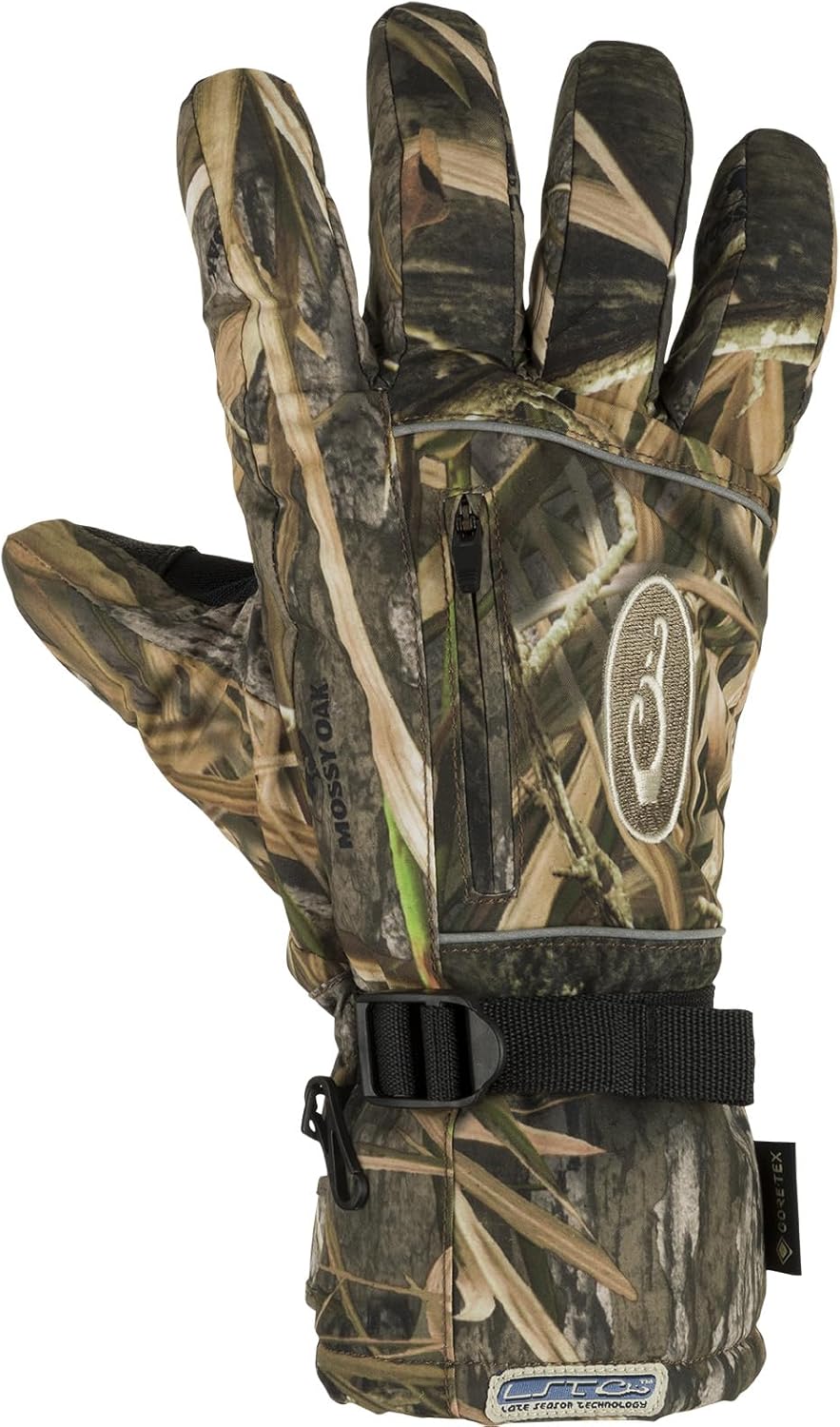 Drake Men's LST Refuge HS Gore-Tex Warm Waterproof Breathable Hunting Gloves Digitized Goatskin Leather Palm