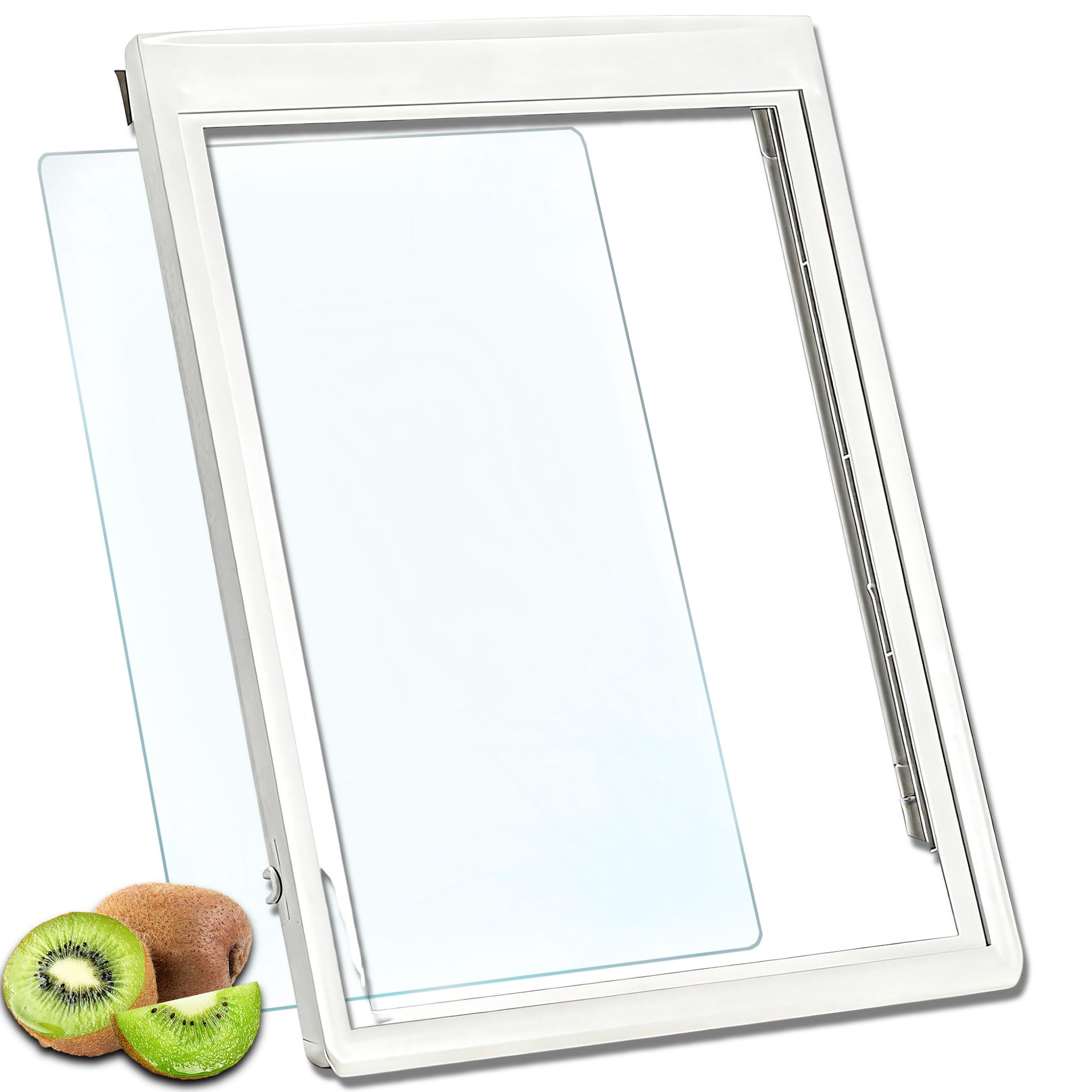 Photo 1 of 240354502 Refrigerator Upper Crisper Drawer Cover Frame Compatible with Frigidaire Refrigerator FRS3R2F, FRS3R3E, FRS3R3J, FRS3R4E, FRS3R5E, PHS37EH, PHS38EJ, PHS39EH, PHS39EJ, WRS3R3E Etc