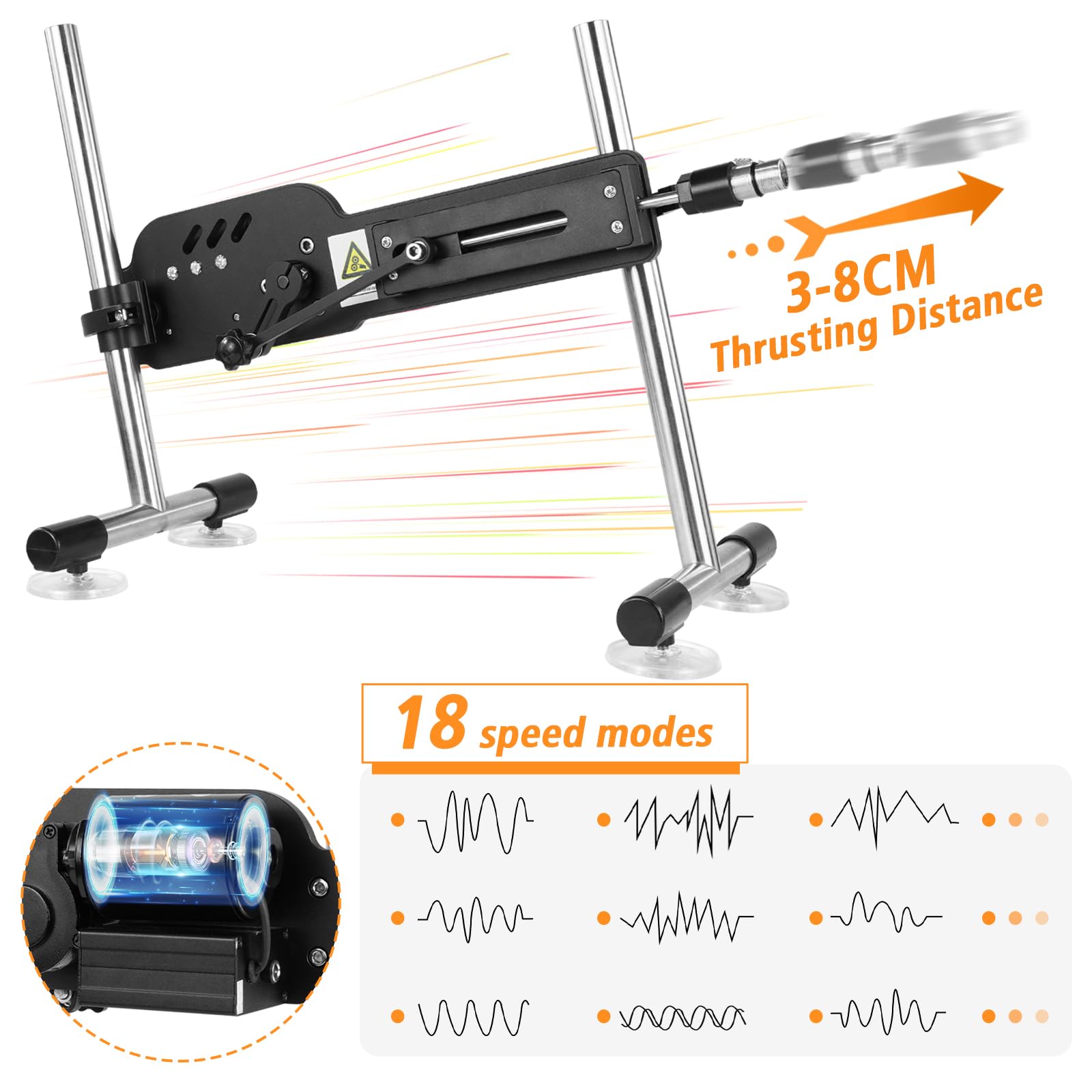 Sex Machine Thrusting Sex Machine Dildo Machine Sex Machine Thrusting Automatic Sex Toys - Machines & Devices Automatic Thrusting Machine for Women and Men 3xlr Dildo Thrusting Adult Sex Machine