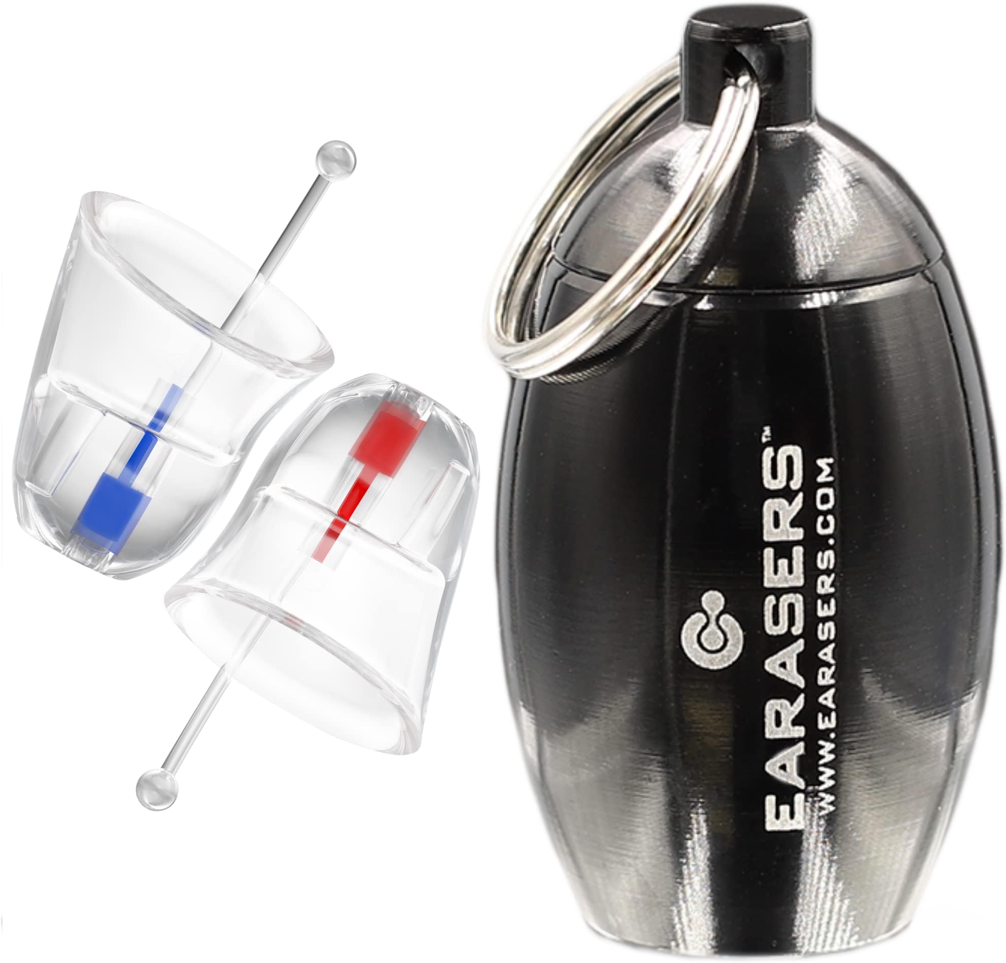 - 19dB Noise Reducing Earplugs w/Case - Medium
