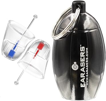Earasers 19dB Noise Reducing Earplugs w/Case - Small