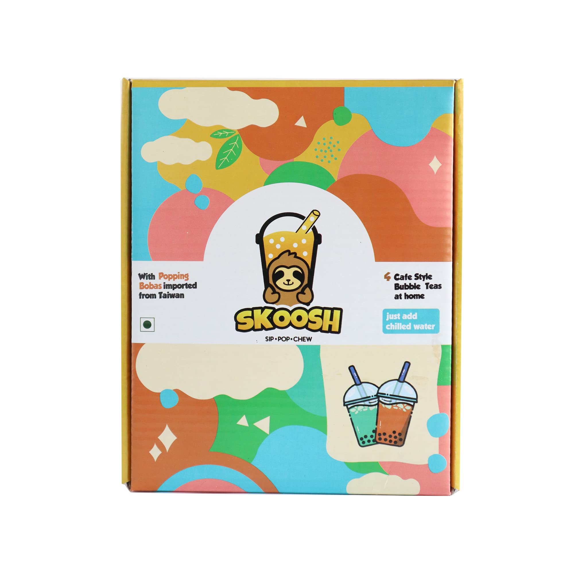 Buy Skoosh Popping Boba Bubble Tea DIY Kit Instant Mocktail Mix