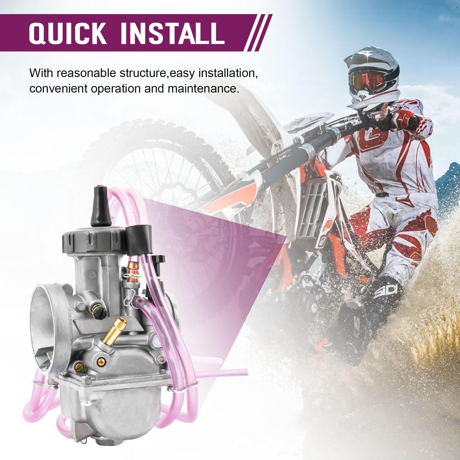 Amazon | ホンダCR125 CR125 CR 125 CR125R 35mm用キャブレター交換用 