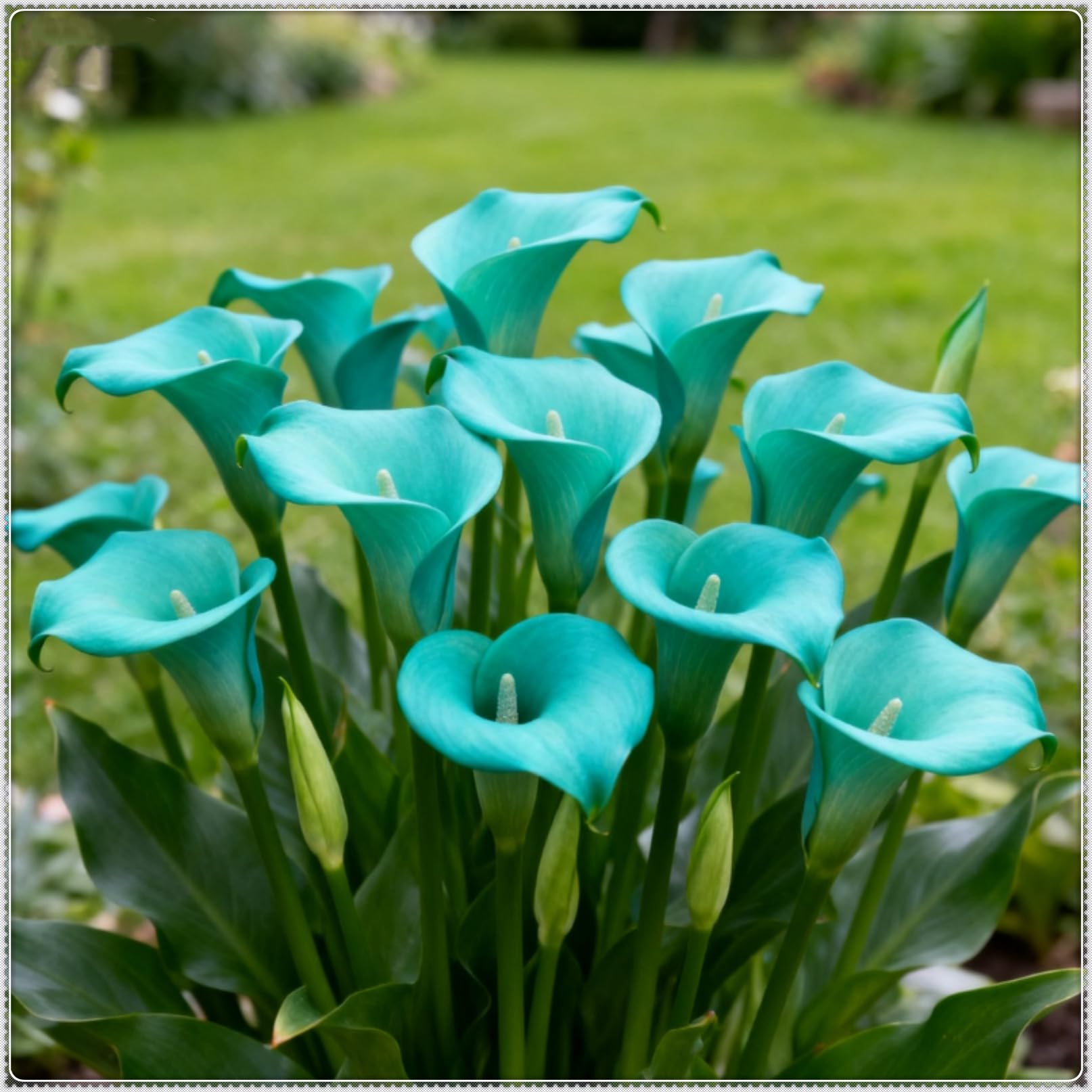 Perennial Calla Lily Bulbs/Easy to Maintain ＆ Easily Pollinated/Grow in Beds, Borders ＆ Patio Pots/Excellent Display-10 Bulbs-F