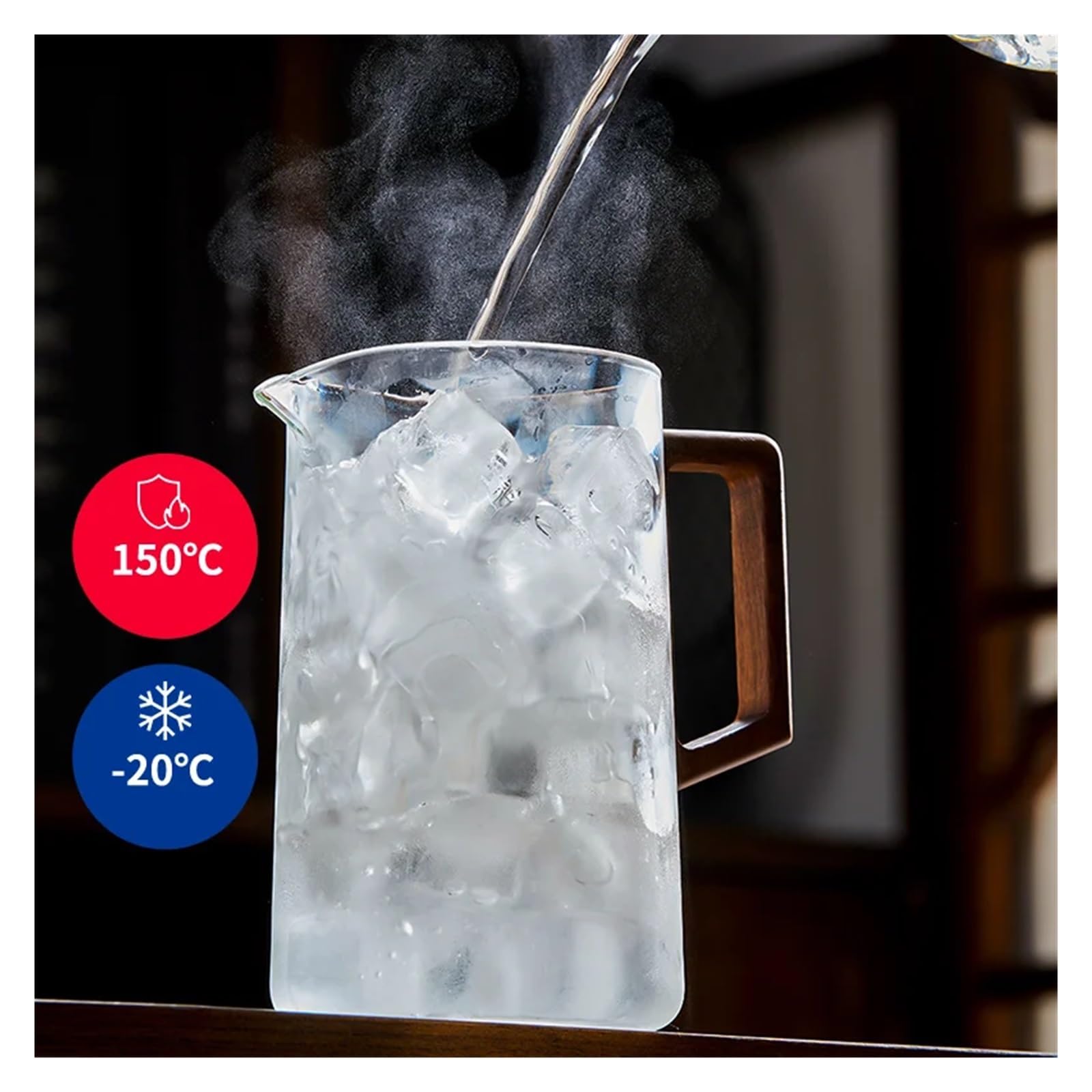 Tetera Tetera de Vidrio Resistente al Calor Tetera con Filtro de un botón Máquina for el hogar Práctico Juego de té con Filtro calentable(750ML)