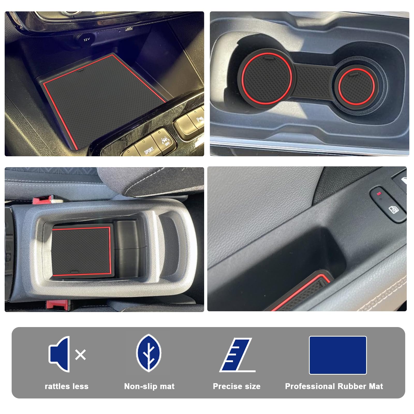 YEE PIN Tappetini in goa per Opel okka B/E 2021-2024, antiscivolo