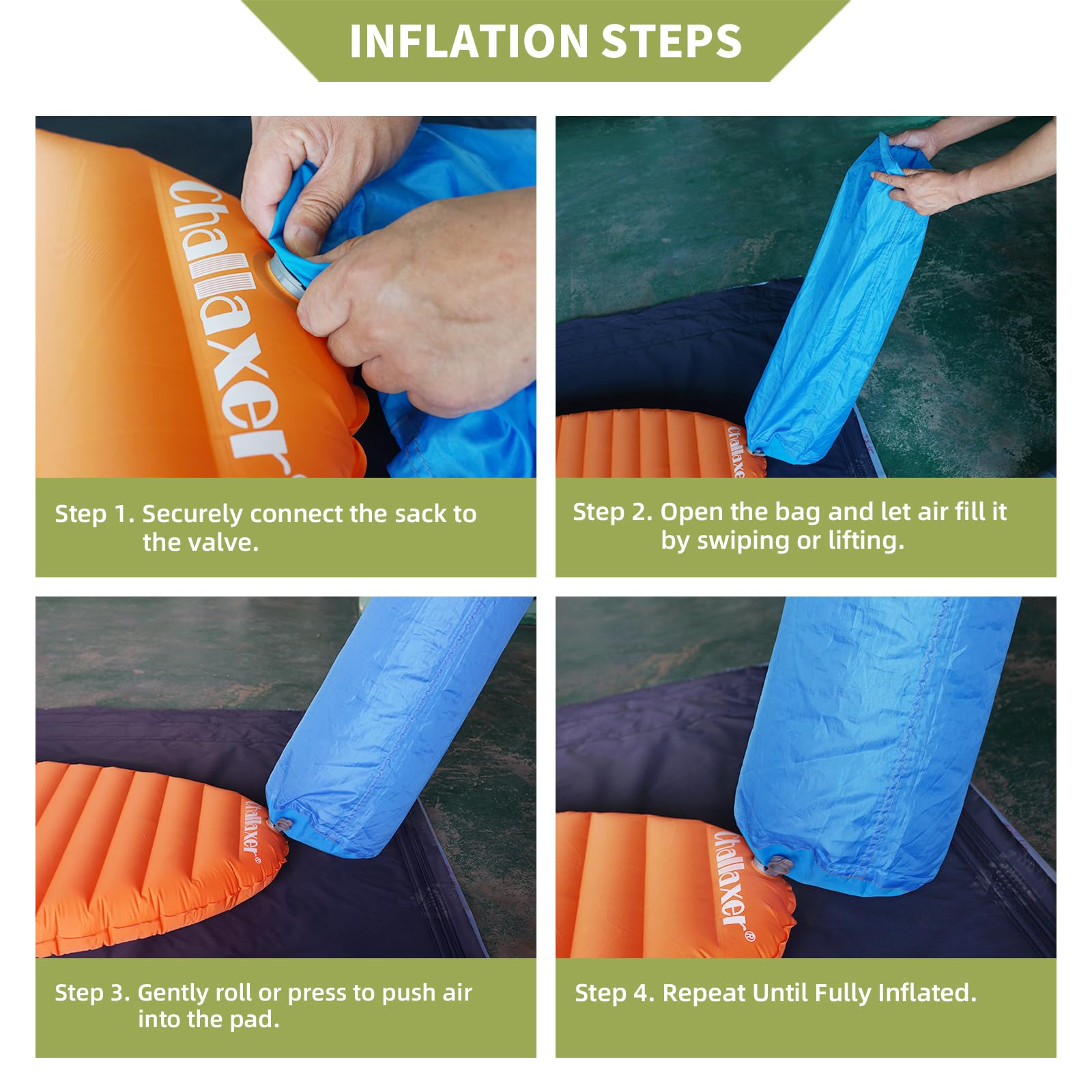 Ultraleichte aufblasbare Isomatte mit 5,8 R-Wert für Camping und Rucksackreisen, 182,9 x 66 cm, 9,2 cm Dicke, wasserdicht und einfach aufzublasen, leichte Isomatte für Abenteuer bei kaltem Wetter